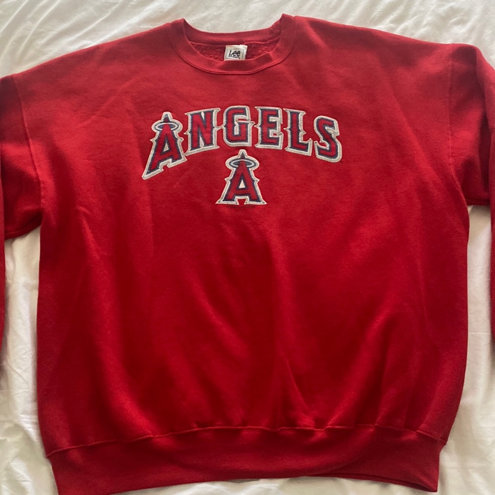 ANGELS BASEBALL⚾️ XXL UNISEX Crewneck Sweatshirt ~ MIKE TROUT⚾️